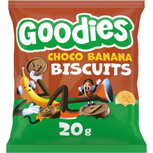 5X Goodies Kinderkoekjes Choco & Banaan 20 gr