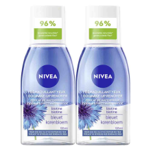 2X NIVEA Oogmake Up Remover Double Effect Waterproof 125 ml