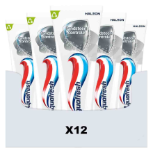 12X Aquafresh Tandpasta Tandsteen Controle 75 ml