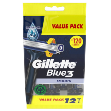 Gillette Wegwerpscheermesjes Blue3 Smooth 12 stuks