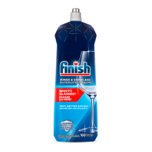 12X Finish Glasspoelmiddel Rinse & Shine 800 ml