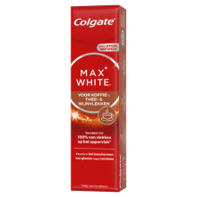 Colgate Tandpasta Max White For Coffee, Tea & Wine 75 ml