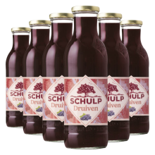 Schulp Ambachtelijk Druivensap 6 x 750 ml