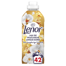2+2 Gratis: Lenor Wasverzachter Amber & Orchidee 42 Wasbeurten 882 ml