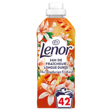 2+2 Gratis: Lenor Wasverzachter Sinaasappel & Verveine 42 Wasbeurten 882 ml