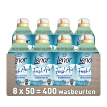 8X Lenor Wasverzachter Fresh Air Noorderlicht 50 Wasbeurten 700 ml