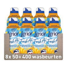 8X Lenor Wasverzachter Fresh Air Zonnestralen 50 Wasbeurten 700 ml