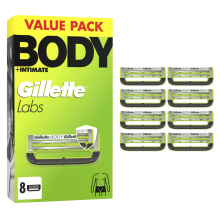Gillette Labs Body+ Intimate Scheermesjes 8 stuks