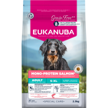3X Eukanuba Hondenvoer Droog Special Care Adult Mono Protein Zalm 2,3 kg