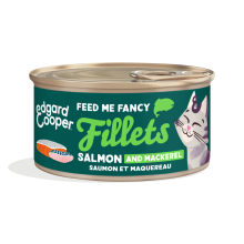 Edgard & Cooper Edgard & Cooper Kattenvoer Fillets Zalm & Makreel 70 gr