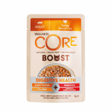 Wellness Core Kattenvoer Boost+ Digestive Health Kalkoen 85 gr