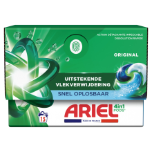2+2 Gratis: Ariel 4in1 Wasmiddel Pods Original 15 stuks
