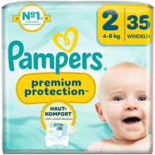 Pampers Premium Protection Luiers Maat 2 (4 8 kg) 35 stuks