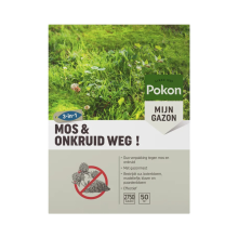 4X Pokon Mos & Onkruid Weg voor 50 m² 2,75 kg