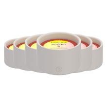 6X SPAAS Mini Citronella Buitenkaars Brandduur ± 15 u Levendig Rood