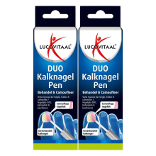 2X Lucovitaal Kalknagel Pen DUO Behandel & Camoufleer 2x4 ml