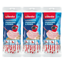3X Vileda Super Mocio Microvezel & Power Navulling