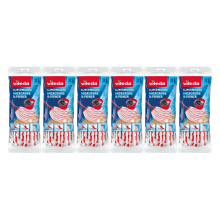 6X Vileda Super Mocio Microvezel & Power Navulling