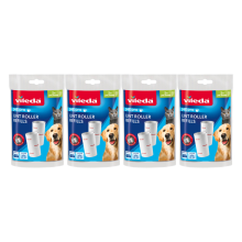4X Vileda PetPro Kleefborstel Vervanging 2 x 29 bladen 2 navullingen