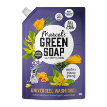 1+1 Gratis: Marcel's Green Soap Wasmiddel Amber & Ylang Ylang Navulling 1000 ml