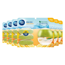 6X Ambi Pur Toiletblok Mega Pakket Lemon & Mandarine 220ml