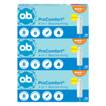 3X o.B. Pro Comfort Advanced Super Tampons 16 stuks