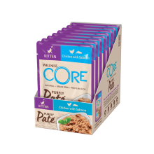 8X Wellness Core Purely Pate Kitten Chicken & Salmon 85 gr