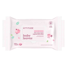 3X Attitude Baby Leaves 99% Waterwipes 72 stuks