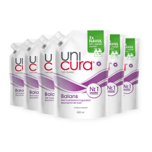 6X Unicura Antibacteriële Handzeep Balance Navulling 500 ml