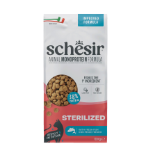 Schesir Monoproteïne Promo Kattenvoer Droog Sterilized Vis 10 kg