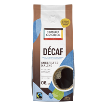 Fairtrade Original Koffie Decaf SNF LIRP 250 gr