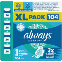 Always Maandverband Ultra Sanitary Towels Maat 1 104 stuks