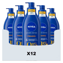 12X NIVEA Body Lotion Firming Milk Q10 400 ml