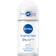 2+2 Gratis: NIVEA Deodorant Roller Original Care 0% 50 ml