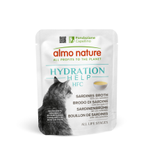Almo Nature HFC Hydration Help Kattenvoer Sardinebouillon met Sardines 50 gr