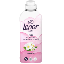 2+4 Gratis: Lenor Wasverzachter Light Jasmin Blossom 42 Wasbeurten 882 ml