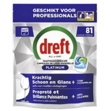 3X Dreft Vaatwastabletten Pro Platinum Regular 81 stuks