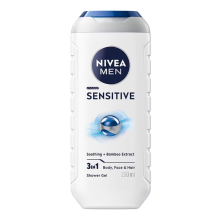 2+2 Gratis: NIVEA Men Shampoo & Douchegel 3in1 Sensitive 250 ml