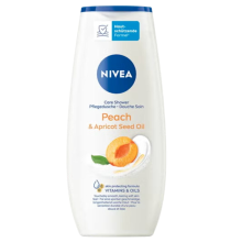 2+2 Gratis: NIVEA Douchegel Peach & Apricot Seed Oil 250 ml