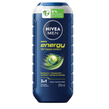 2+2 Gratis: NIVEA Men Shampoo & Douchegel 3in1 Energy 250 ml