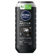 2+2 Gratis: NIVEA Men Shampoo & Douchegel 3in1 Active Clean 250 ml