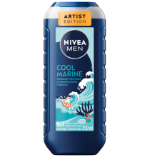 2+2 Gratis: NIVEA Men Shampoo & Douchegel 3in1 Cool Marine 250 ml