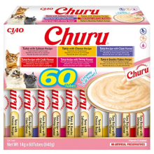 Ciao Churu Kattensnack Puree Tuna 60x14 gr