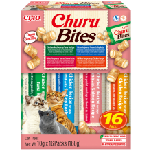Ciao Kattensnack Churu Bites 4 Varianten Chicken 16x10 gr