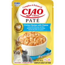 12X Ciao Kattenvoer Nat Entrée Paté Chicken & Cheese 40 gr