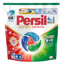 2E halve prijs: Persil Wasmiddelcapsules Discs Stain Removal 21 stuks