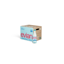 Evian 100% RPET Sparkling 12 x 500 ml