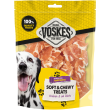 10X Voskes Hondensnacks Original Filets Kip & Kabeljauw 400 gr