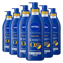 6X NIVEA Body Lotion Firming Milk Q10 400 ml