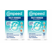 2X Compeed SmartSkin™ Multi wondpleisters Mix 10 stuks